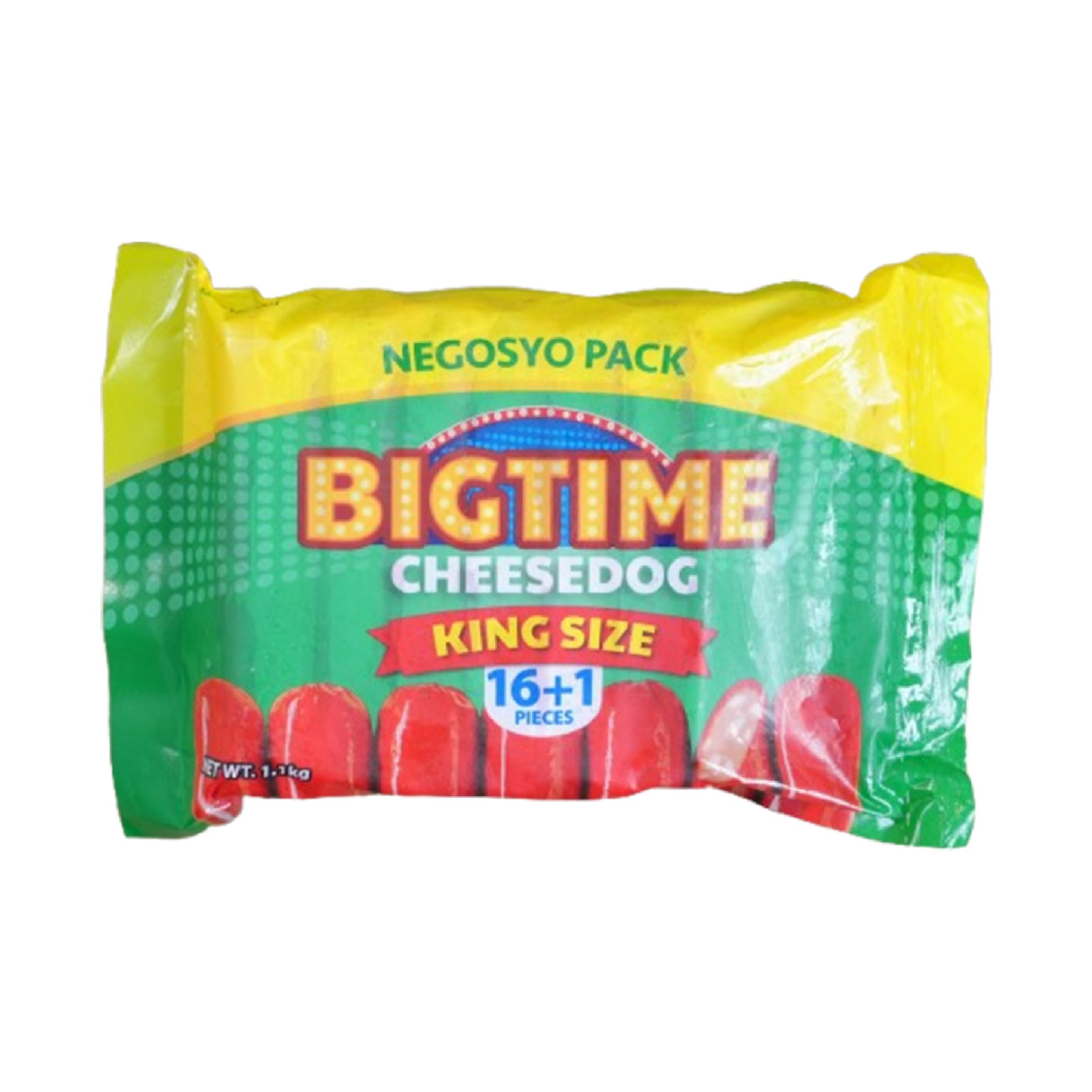 Bigtime Cheese Hotdog King Size 1kg